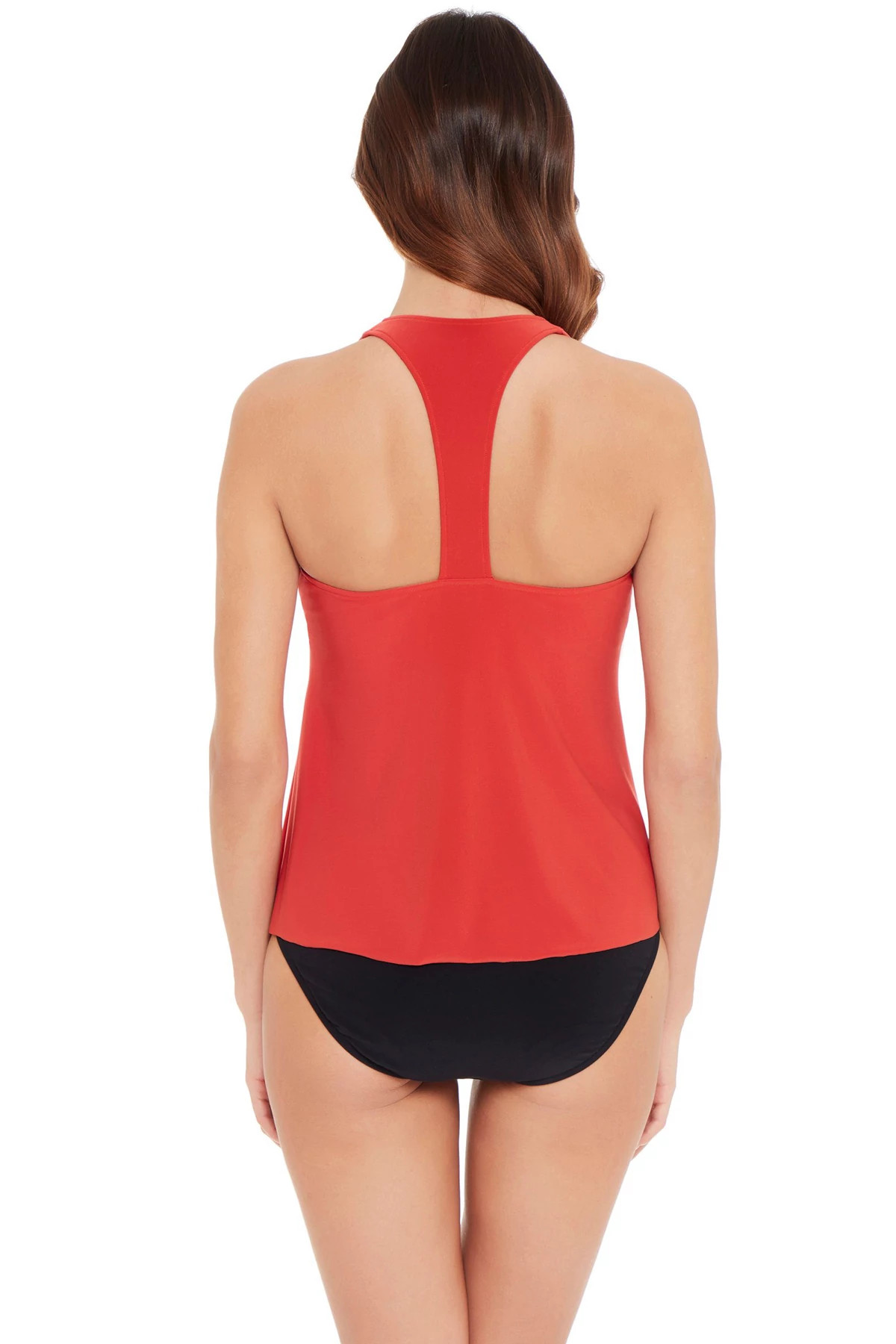 CORAL SANDS Taylor Racerback Underwire Tankini Top image number 2