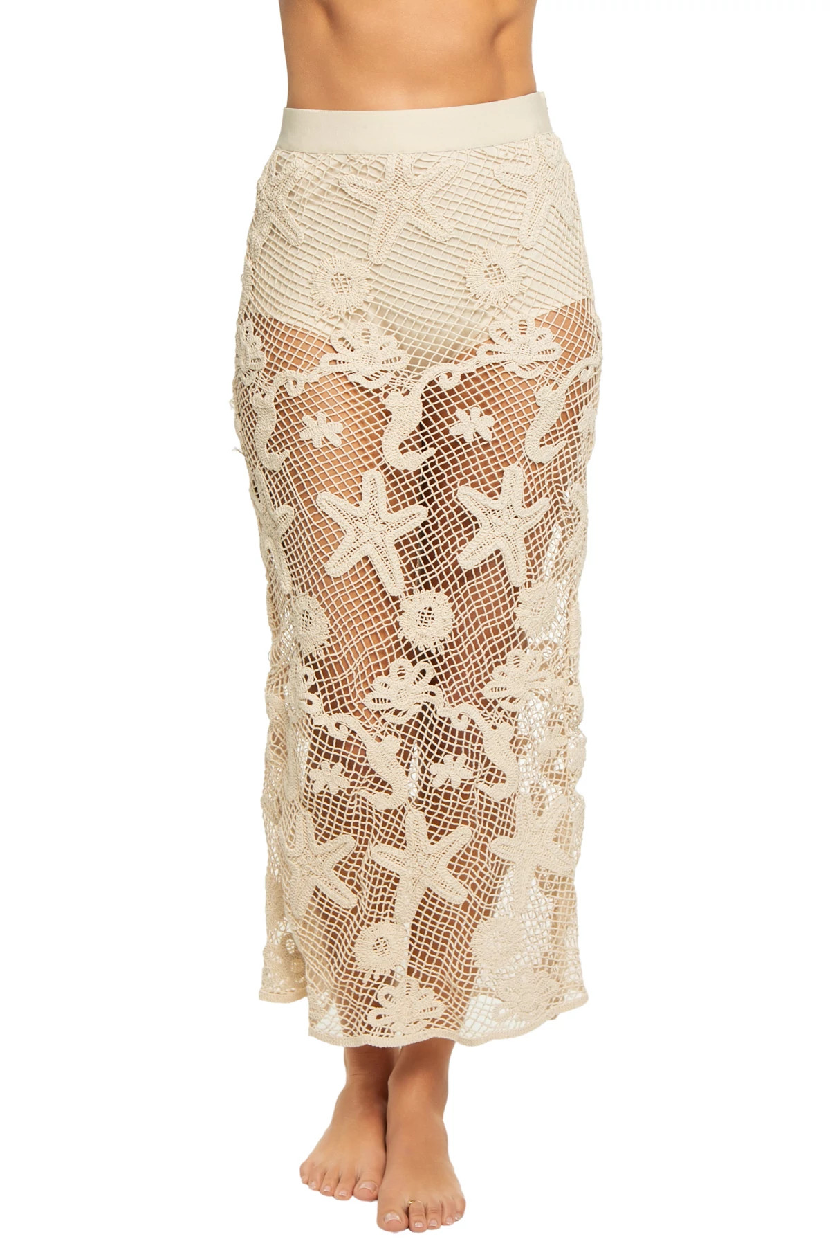 SAND Essia Crochet Midi Skirt image number 1