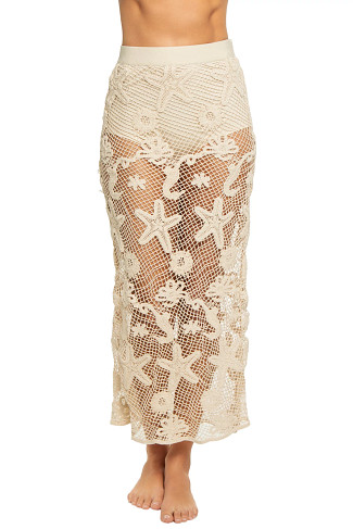 SAND Essia Crochet Midi Skirt