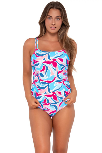 MAKING WAVES Taylor Underwire Tankini Top (D+ Cup)