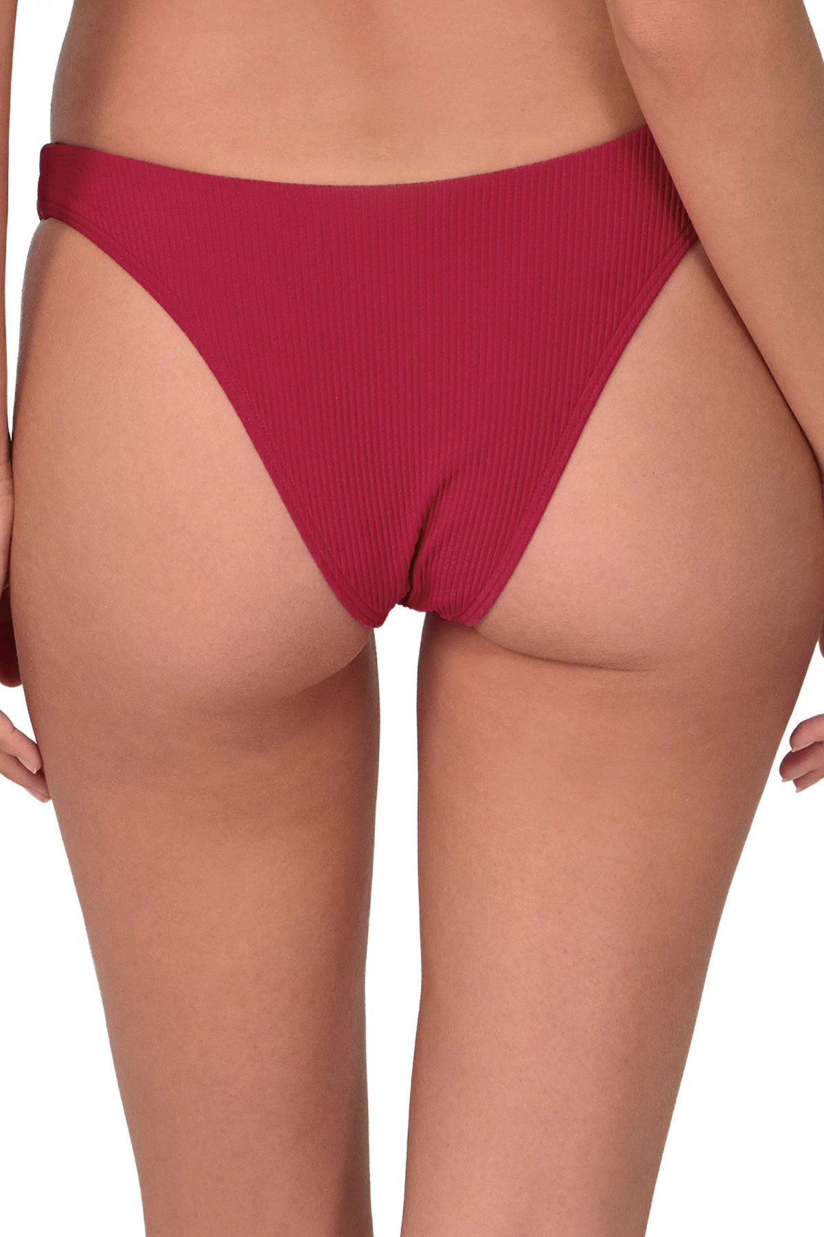 CHERRY PIE Maddie High Leg Hipster Bikini Bottom image number 2