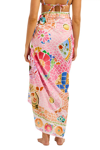 PARFAIT PINK Beach Boheme Cotton Sarong