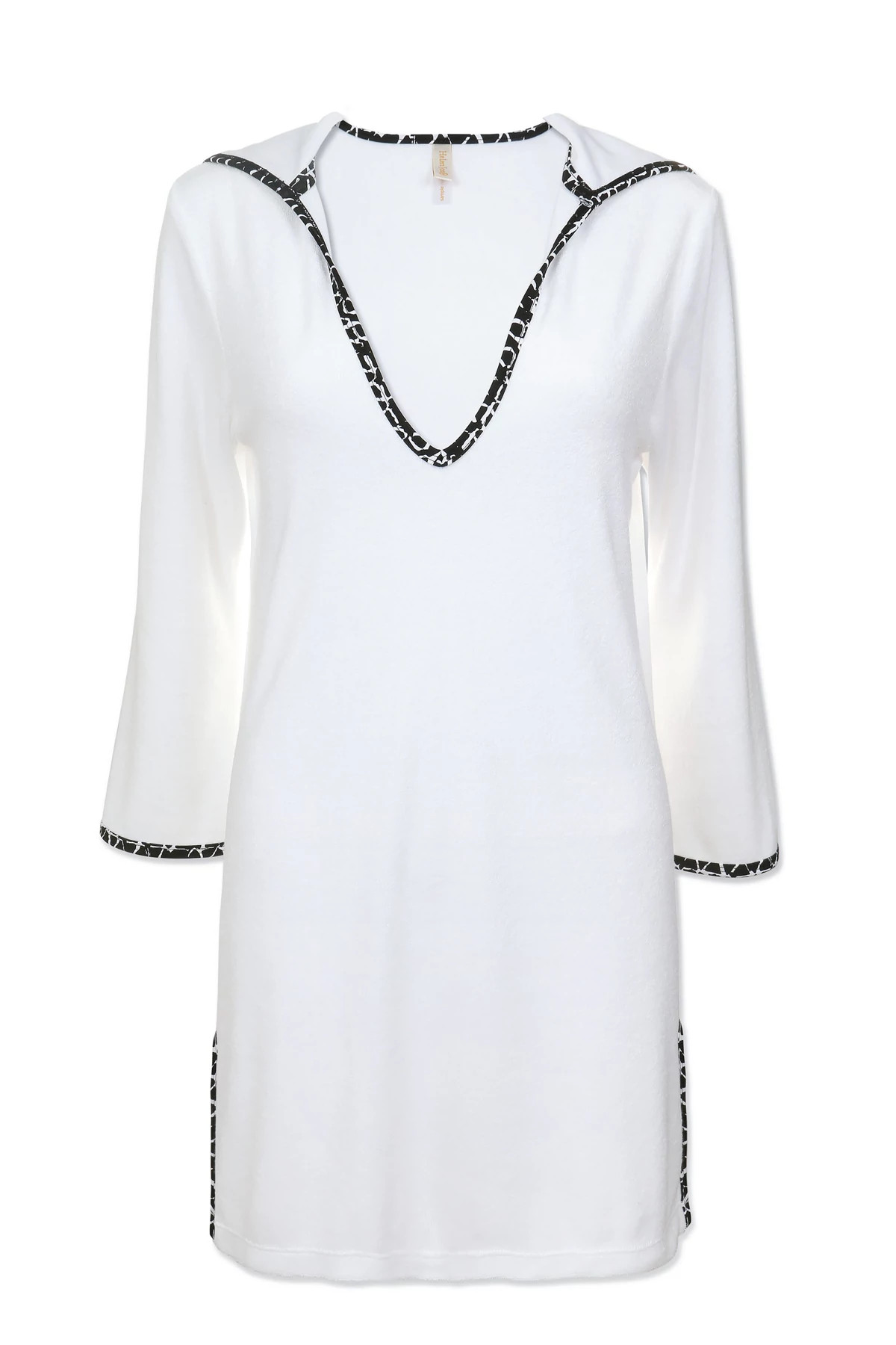 EDEN ROCK Hooded Terry Cover-Up image number 5