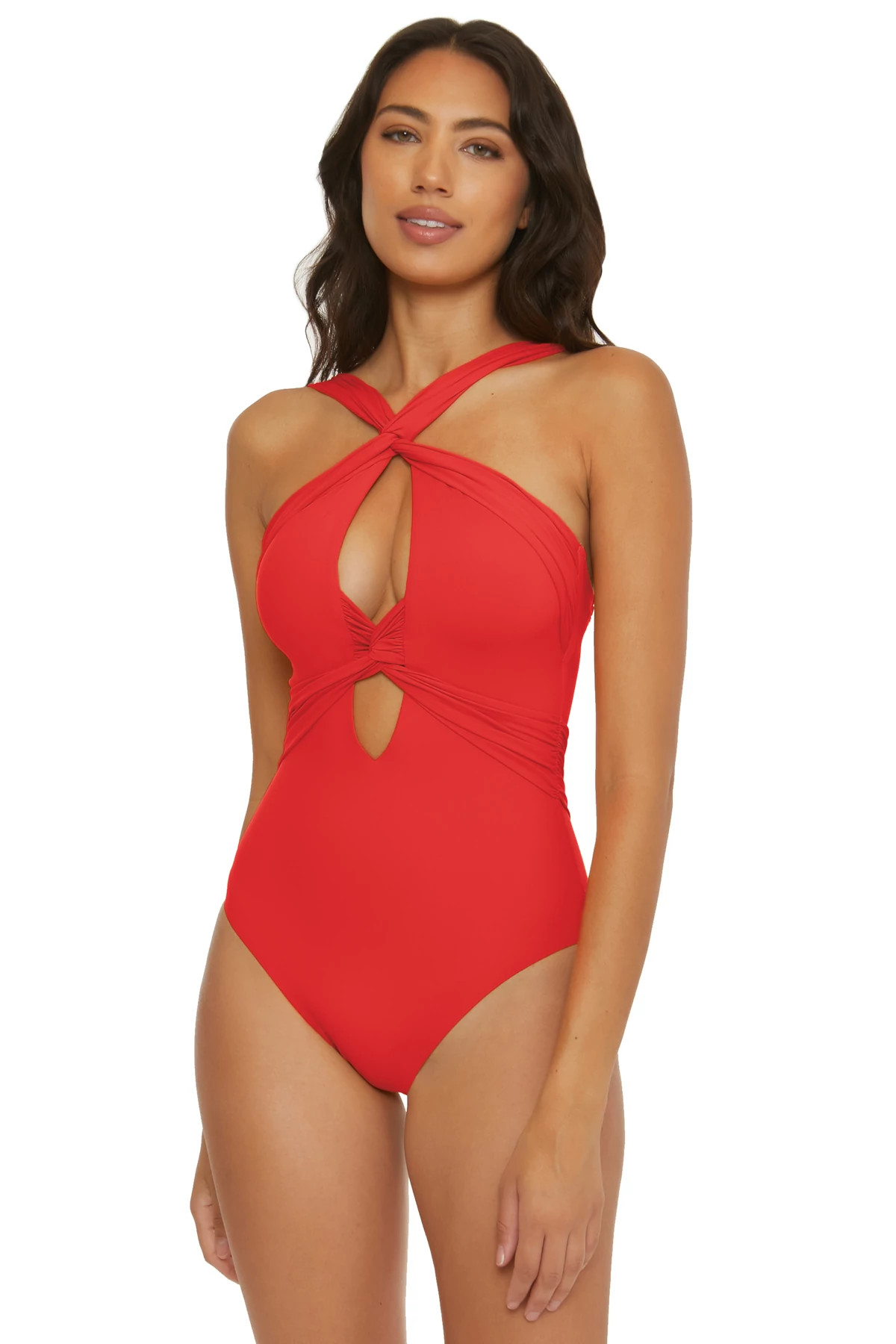 FIRE Gracelyn High Neck One Piece Swimsuit image number 1