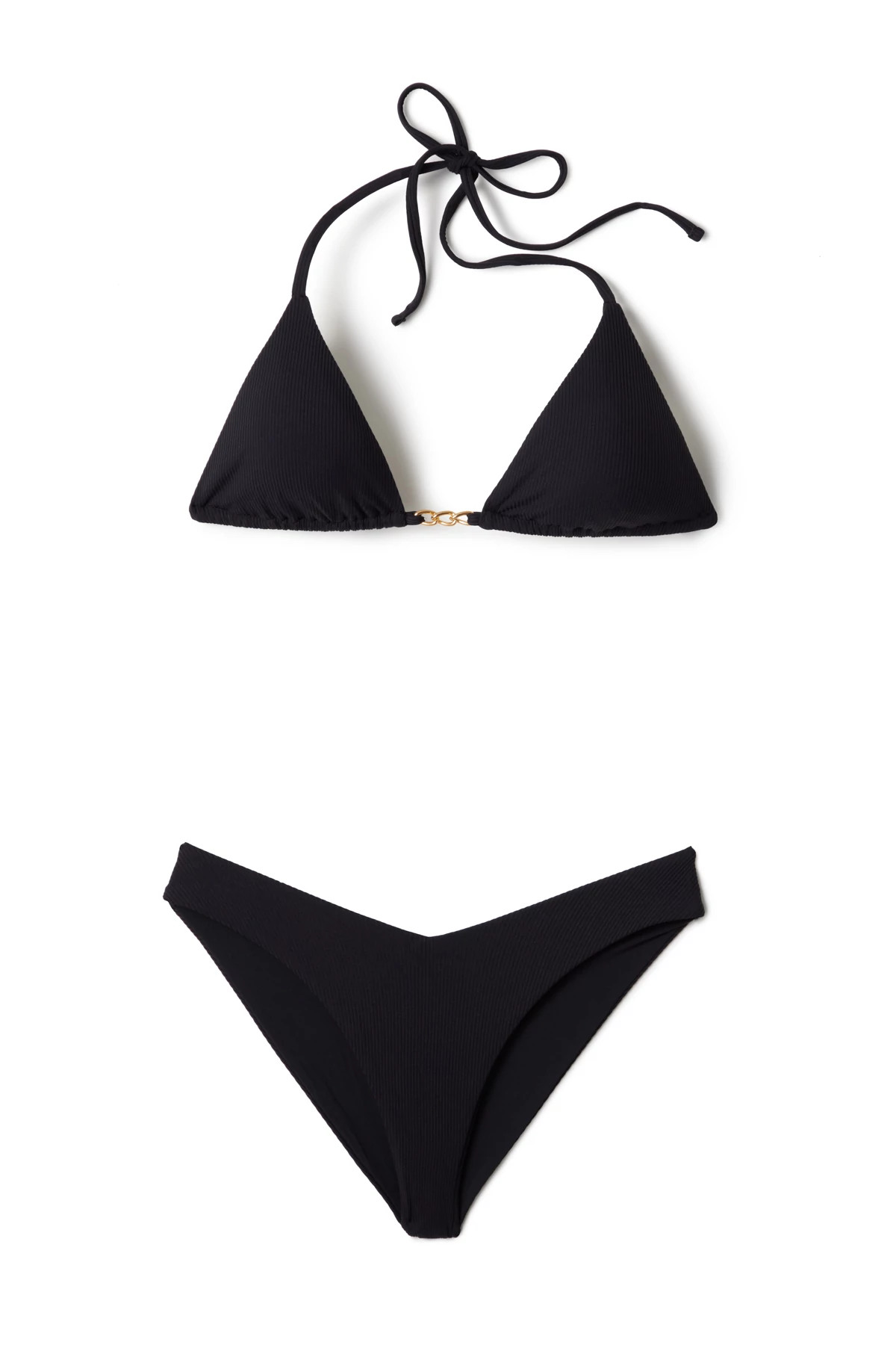 BLACK SAND Malibu Brazilian Bikini Bottom image number 3