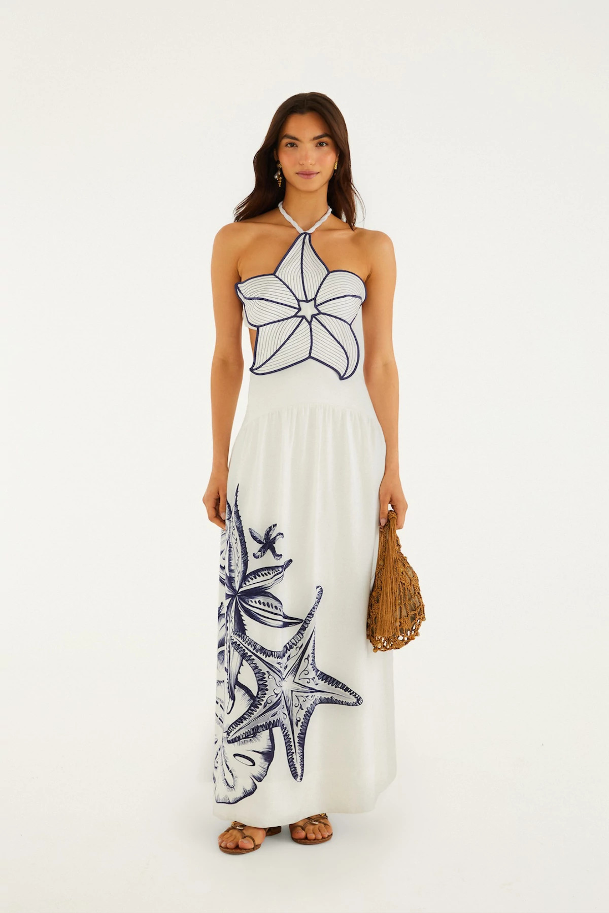 COASTS STARS OFF-WHITE Coast Stars Maxi Dress image number 3