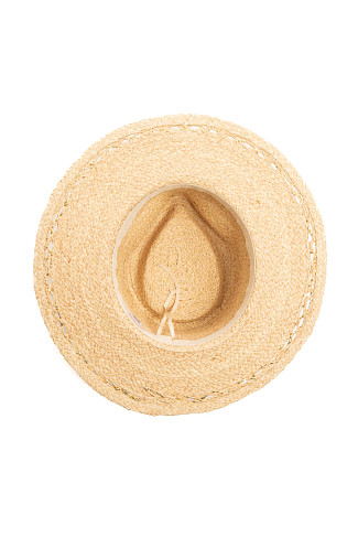 NATURAL Gold Braided Fedora