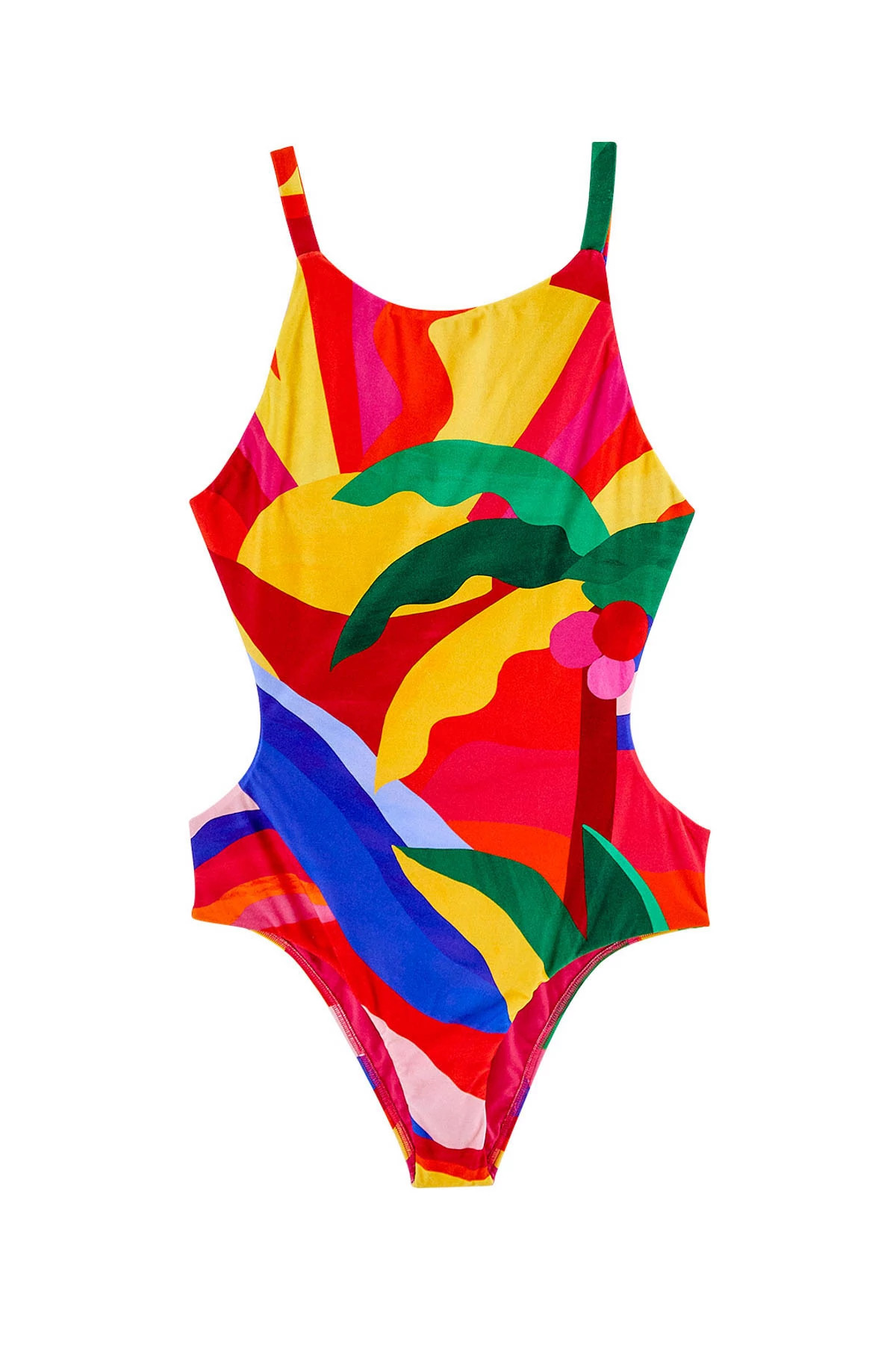 GRAPHIC SUNSHINE Graphic Sunshine High Neck One Piece Swimsuit image number 4