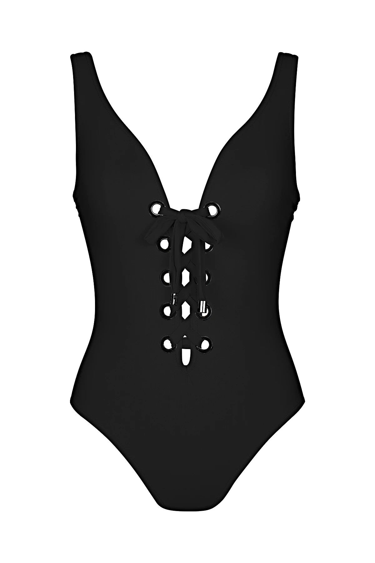 BLACK Lucy Underwire One Piece Swimsuit image number 3