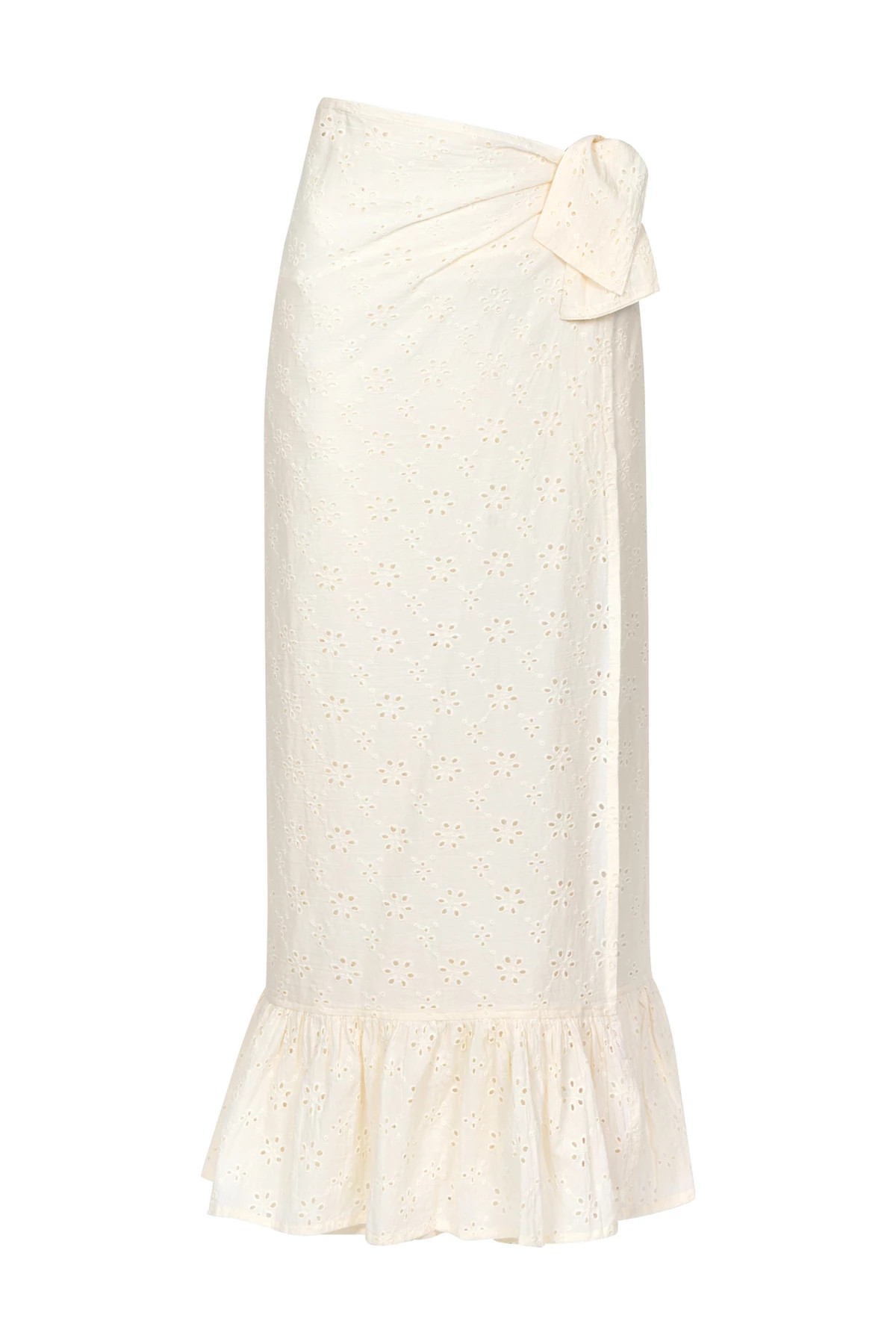 IVORY Eyelet Sarong image number 1