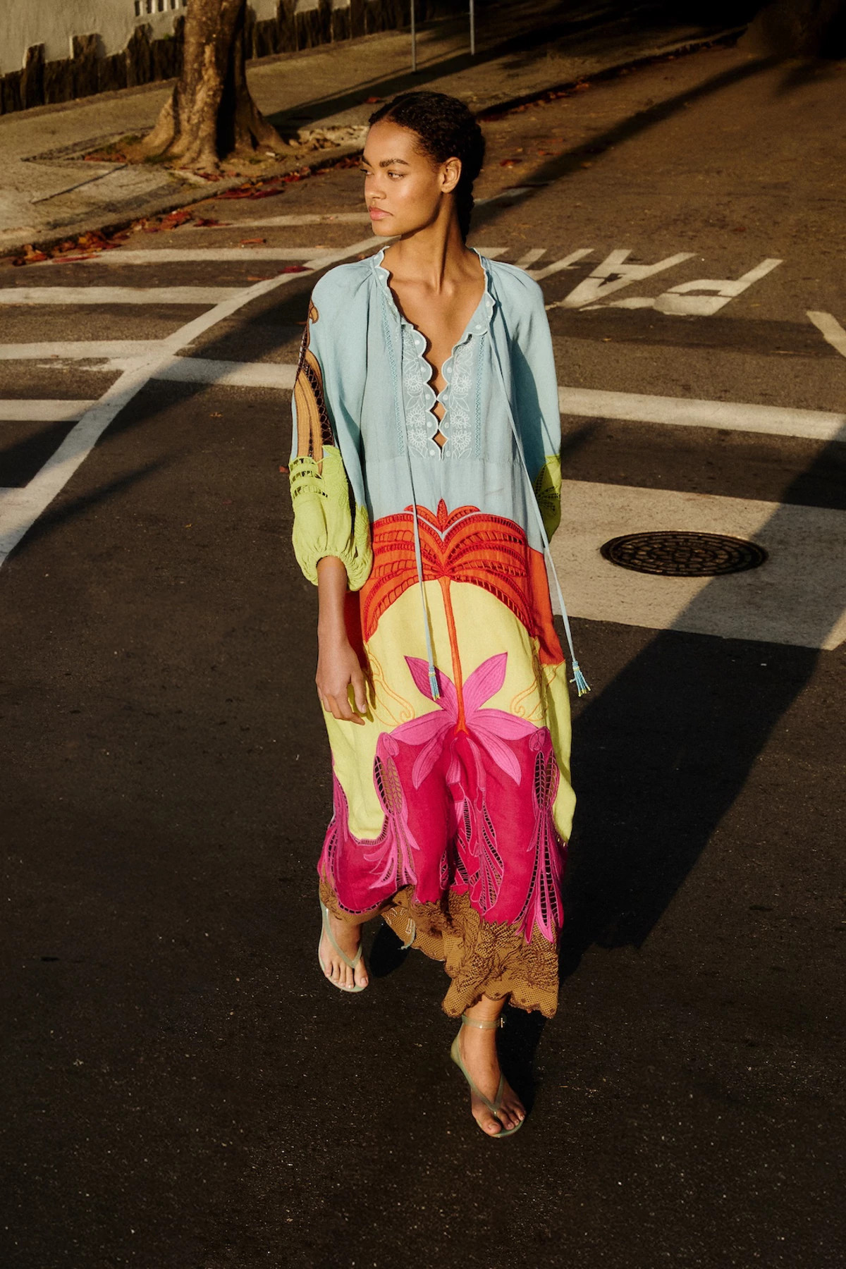 USIACURI MULTICOLOR Usiacuri Richelieu Maxi Dress image number 4