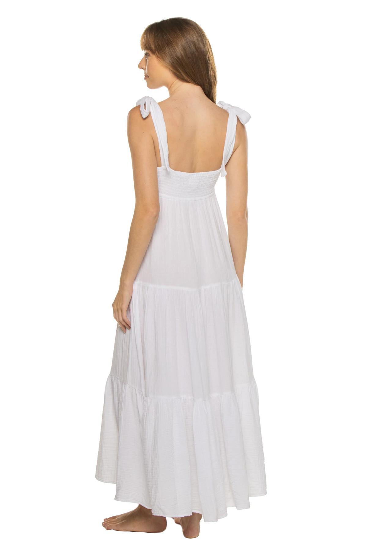 WHITE Marguerite Maxi Dress image number 2