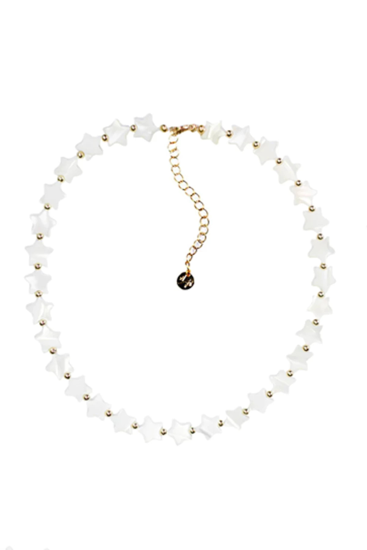 WHITE Stardust Necklace image number 1