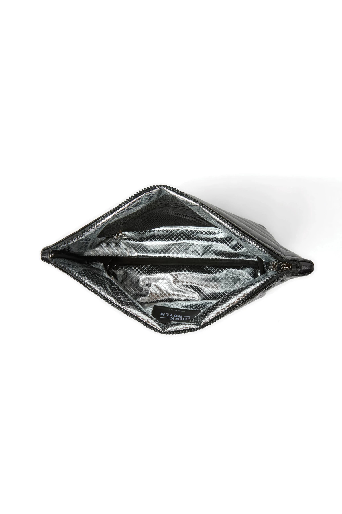SHINY BLACK Travel Trio Pouch image number 3