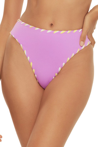 ORCHID/SEA GLASS Danielle Reversible High Waist Bikini Bottom