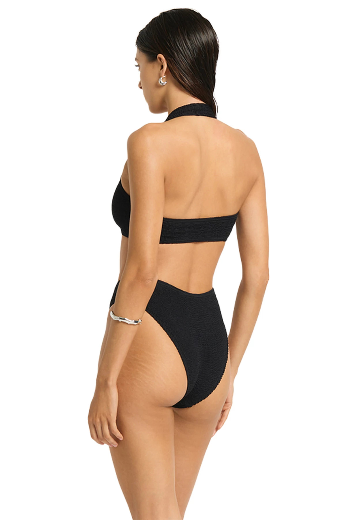 BLACK Bailey Crop Bikini Top image number 2