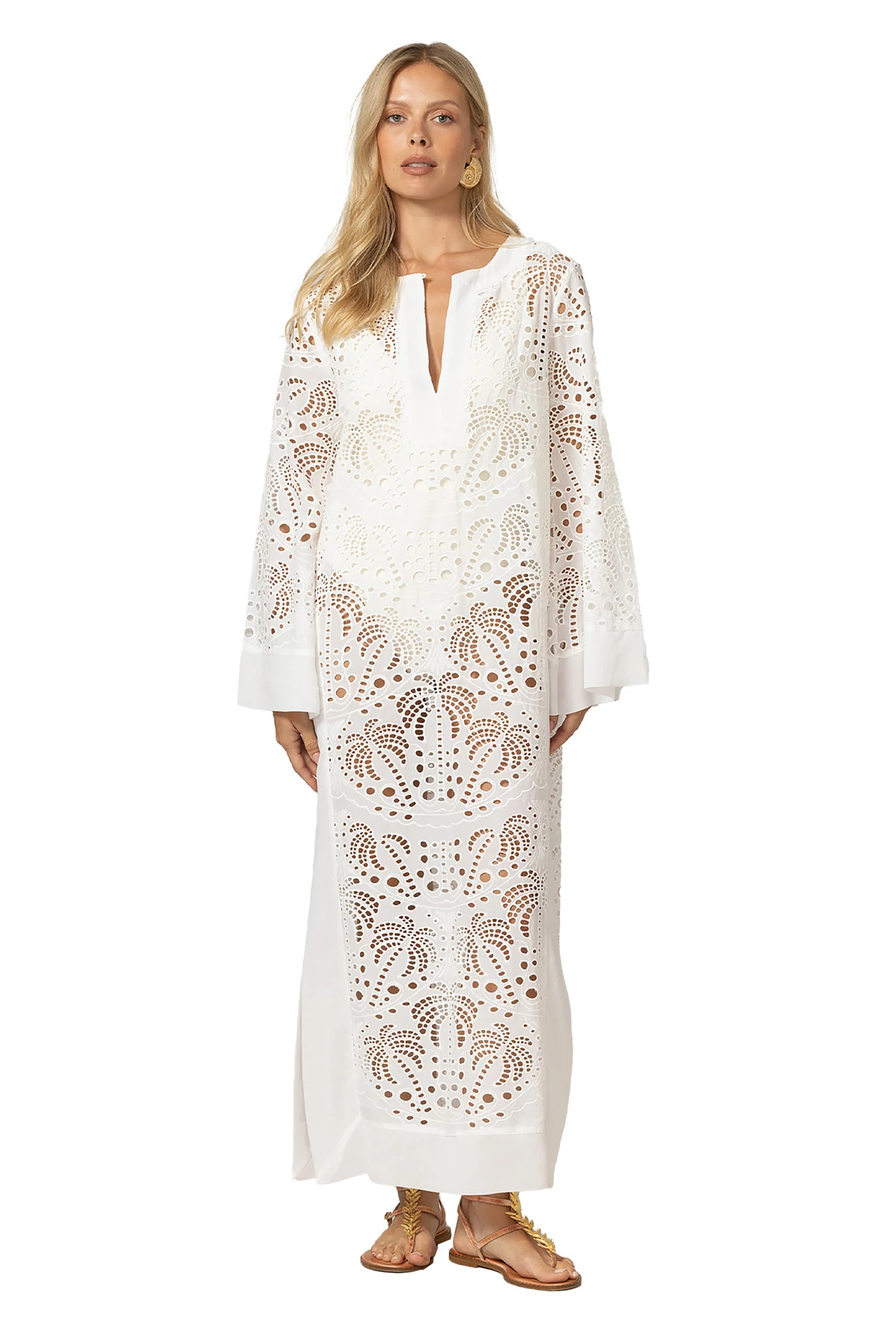 WHITE Amara Maxi Dress image number 1