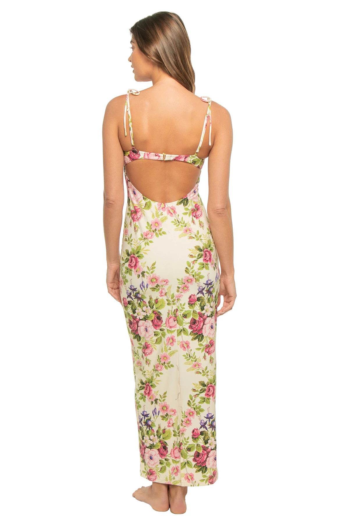 BOUQUET Petal Floral Underwire Maxi Dress image number 2