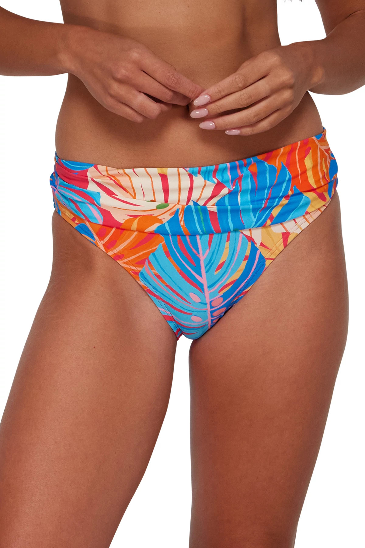 ZESTY TROPICANA Unforgettable Banded Hipster Bikini Bottom image number 1
