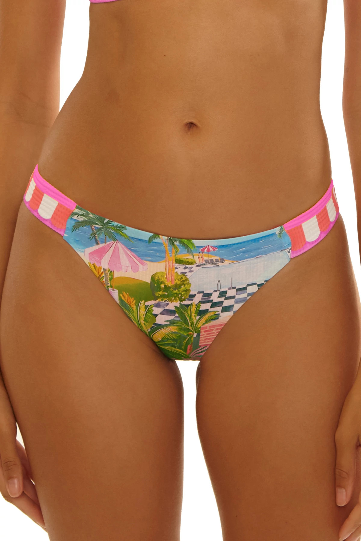 MULTI Miami Beach Reversible Hipster Bikini Bottom image number 1