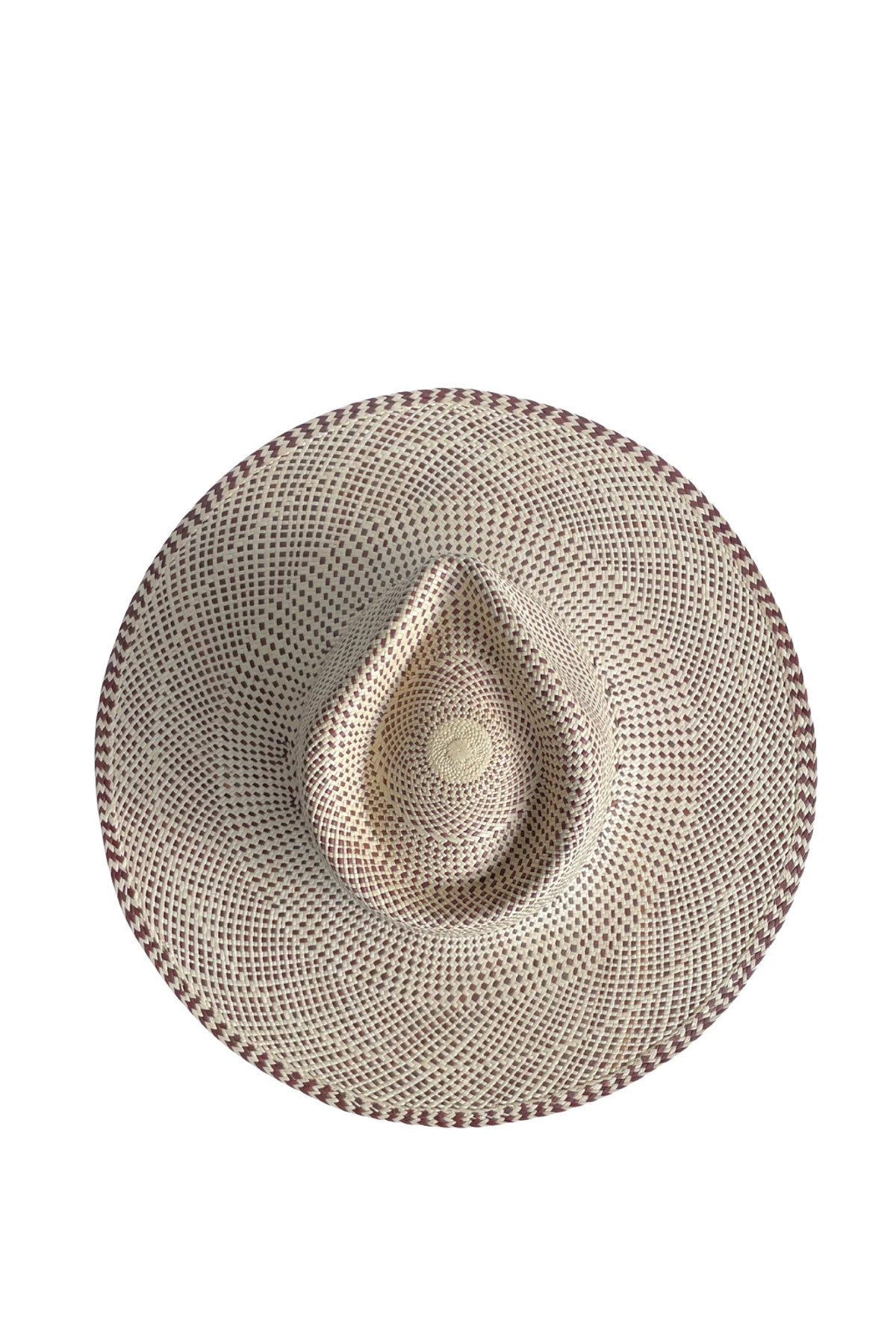 NATURAL/BROWN Austin Panama Hat image number 2