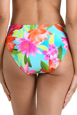 MULTI Floral High Waist Sash Bikini Bottom