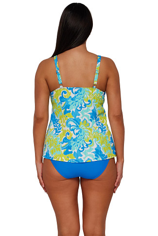 OCEAN MUSE SANDBAR RIB Jenna Tankini Top