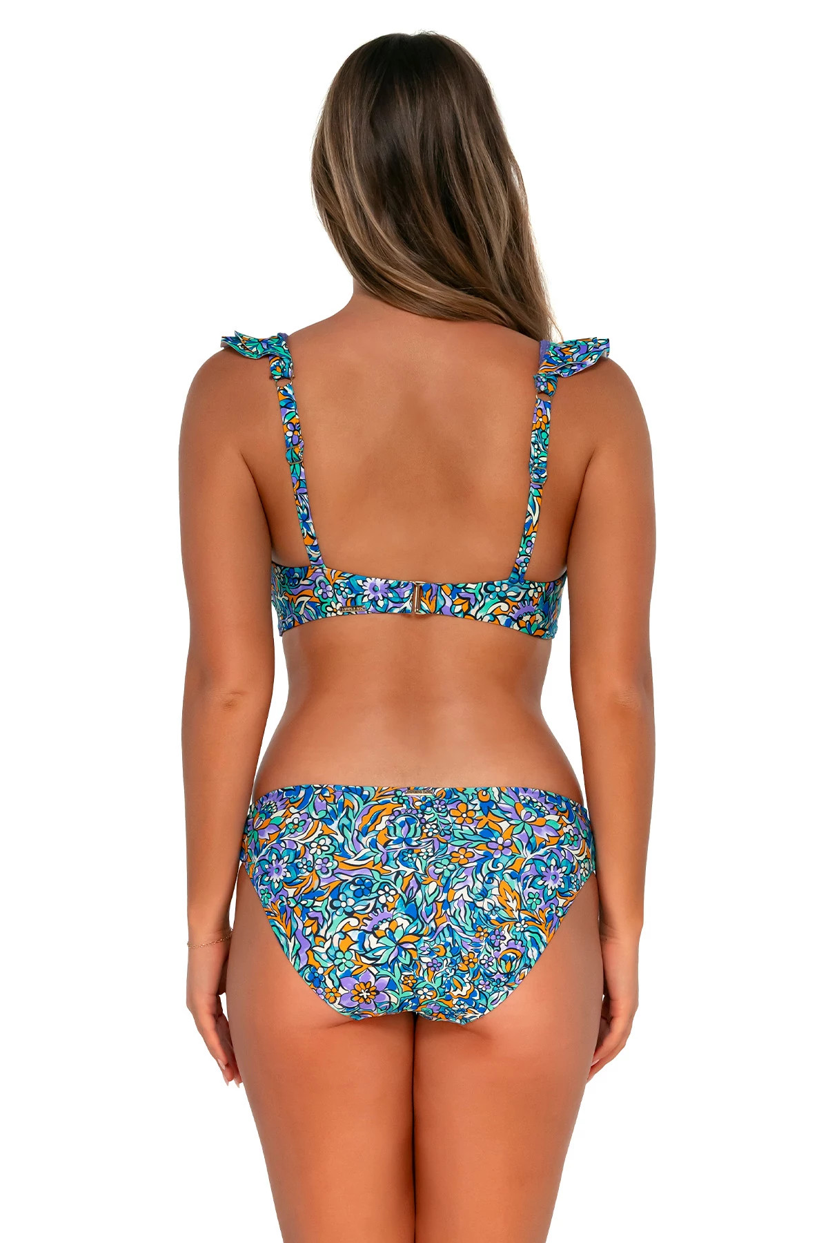 PANSY FIELDS Willa Wireless Bralette Bikini Top (D+ Cup) image number 2