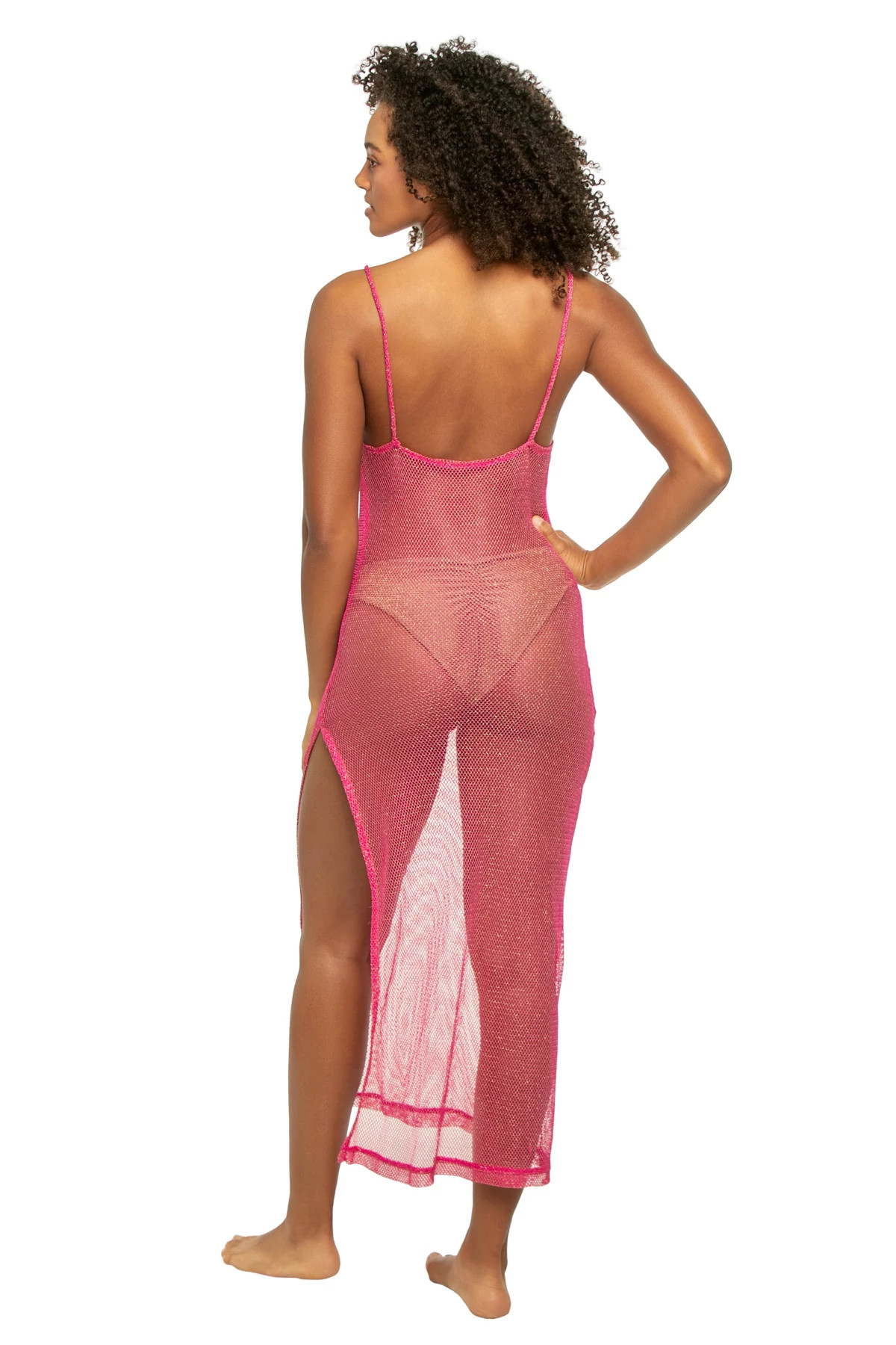 FUCHSIA Dudley Midi Cover Dress image number 2