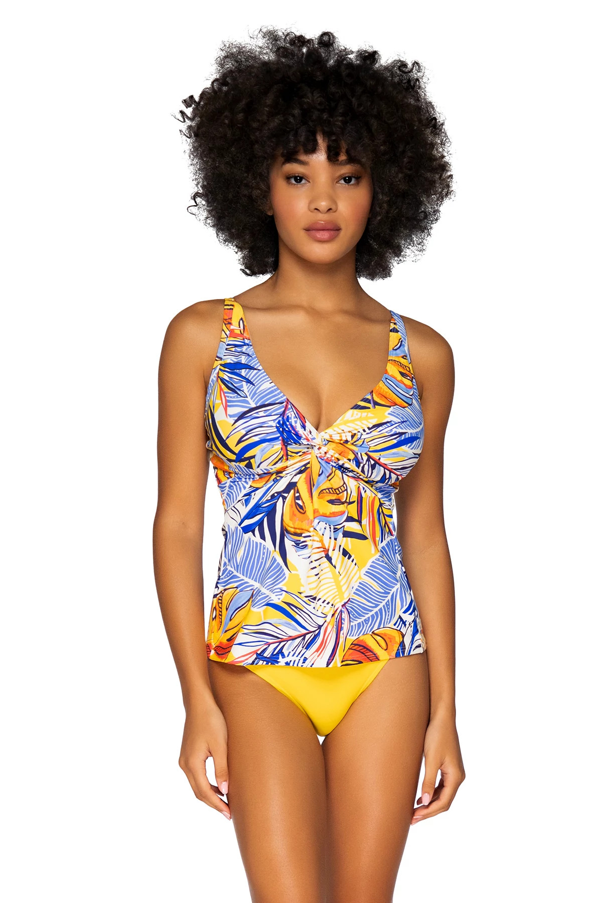 BAHAMA BREEZE Forever Over The Shoulder Tankini Top (E-H Cup) image number 1