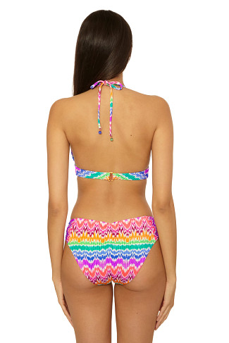 MULTI Autumn Halter Bikini Top