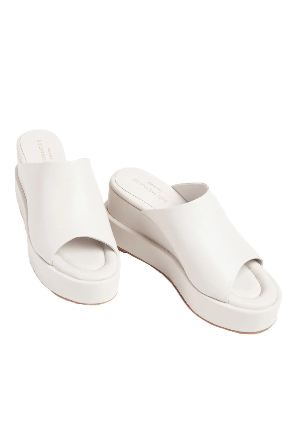 WHITE Marit Platform Wedge image number 1