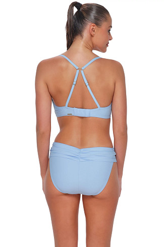 BLUE WHISPER Kauai Keyhole Underwire Bikini Top (D+ Cup)