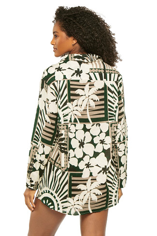 POSTCARDS FROM PARADISE Voile Linen Shirt