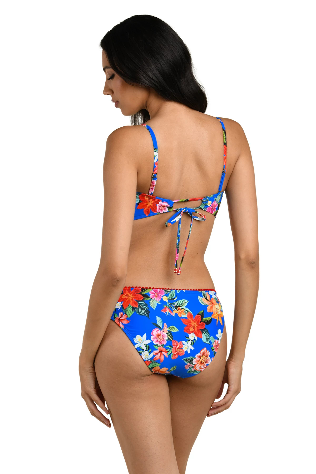 MULTI Ladder Trim Bandeau Bikini Top image number 4