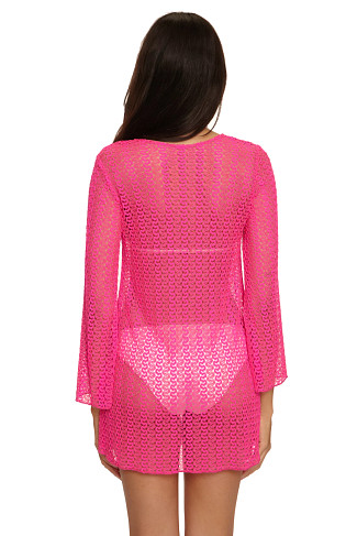 STRAWBERRY Lace Crochet Tunic