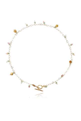 380 MULTI Collier Tangerine Necklace