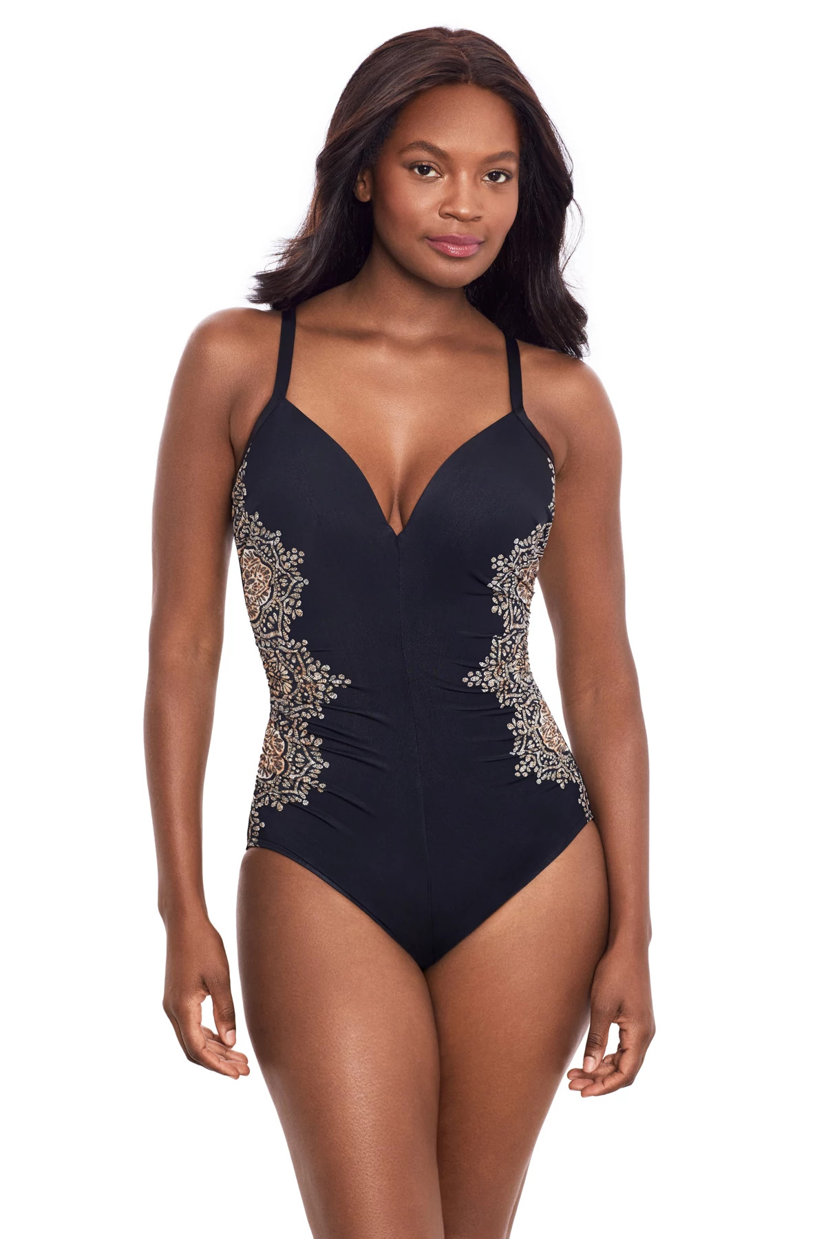 BLACK/MULTI Cappadocia Temptation One Piece Swimsuit image number 1