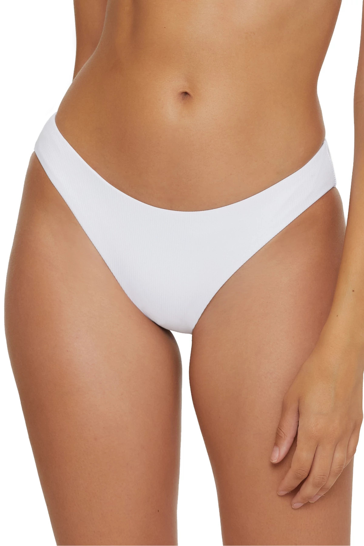 WHITE Adela Hipster Bikini Bottom image number 1