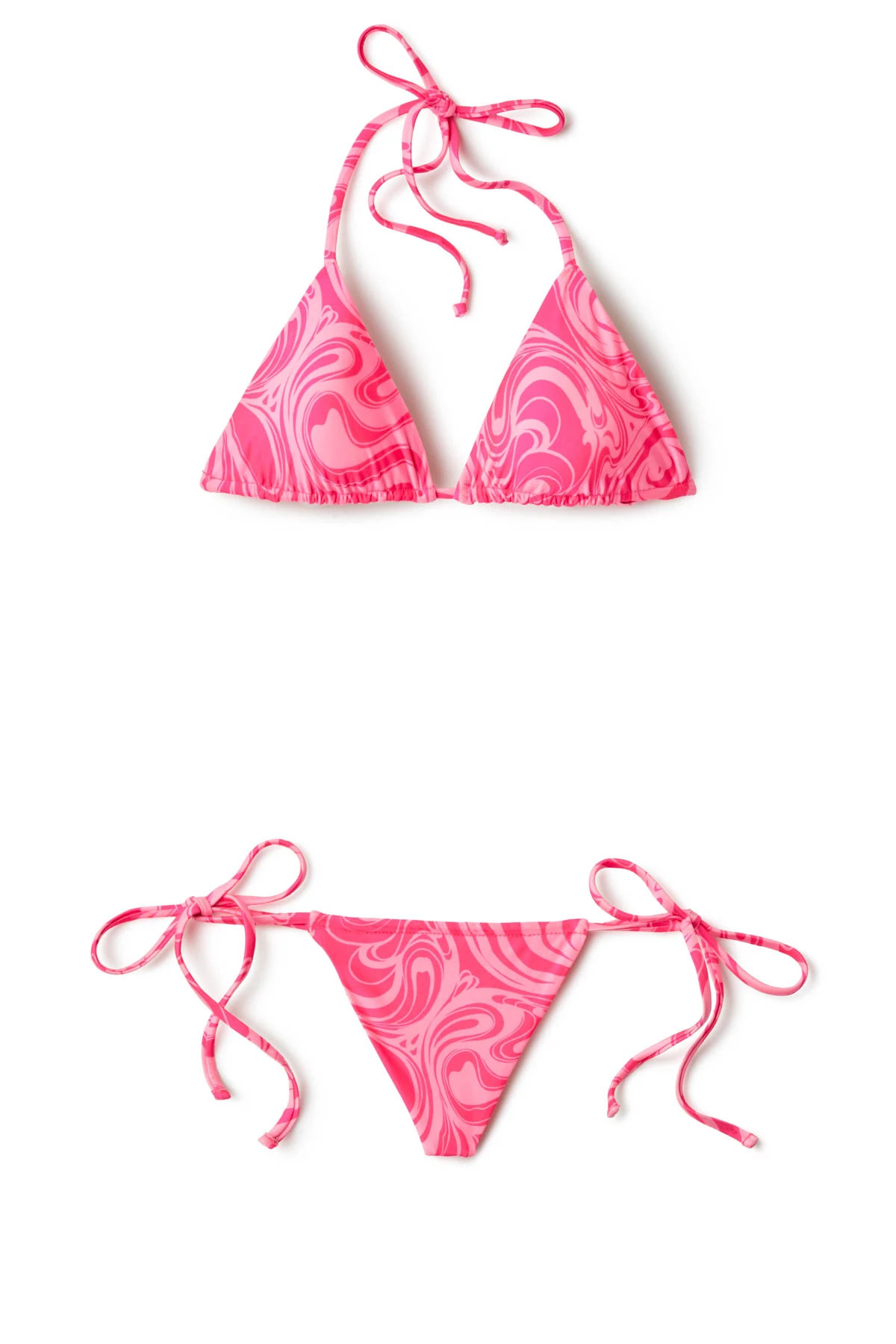 CANDYLAND Tia Tie Side Brazilian Bikini Bottom image number 3