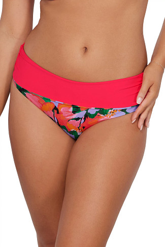 HUMMINGBIRD COVE Capri High Waist Bikini Bottom