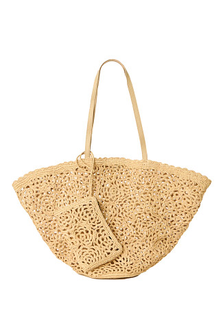 NATURAL Lacera Tote