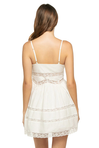 OPTIC WHITE Zima Mini Dress