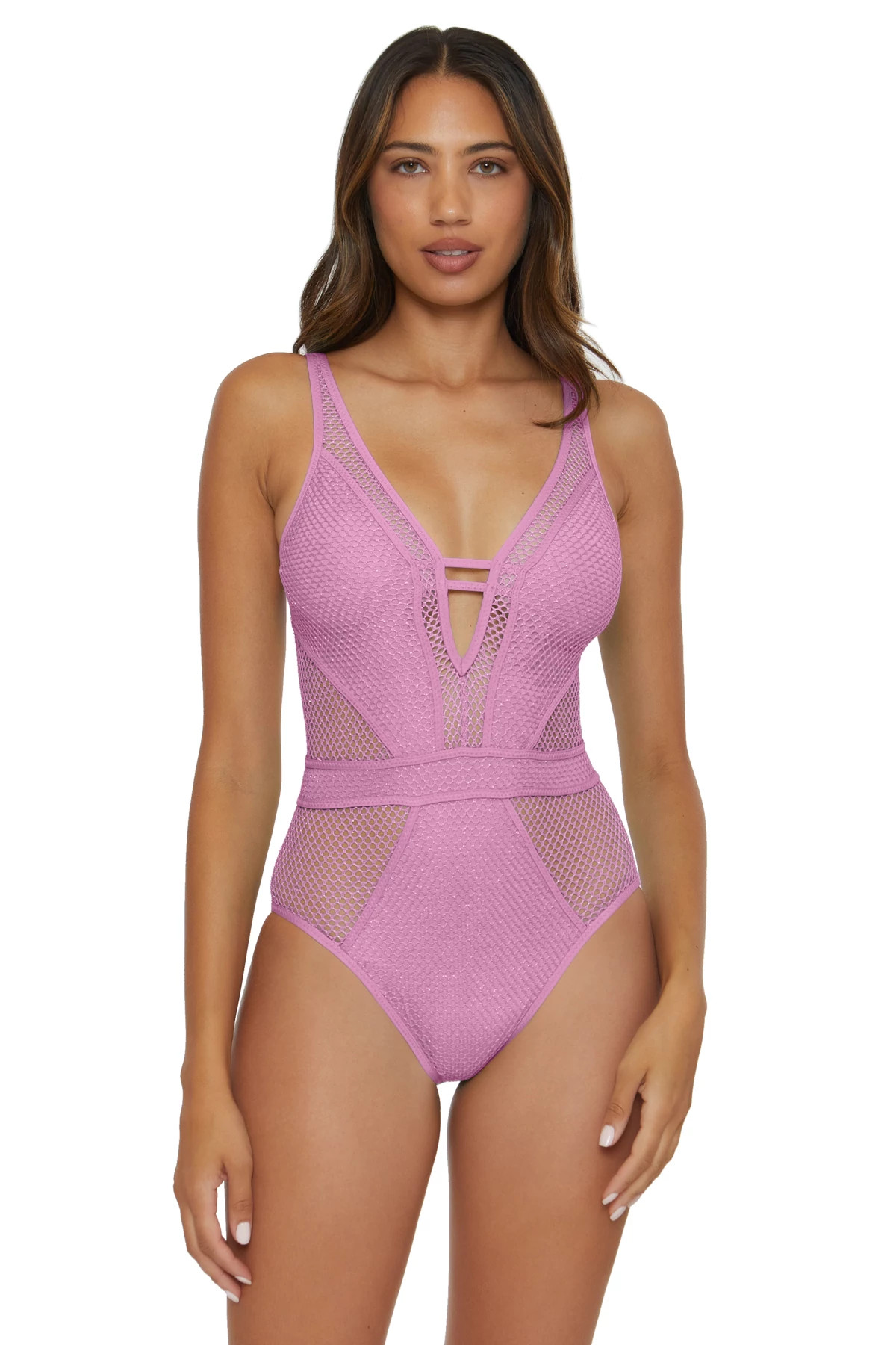 MALVA Show & Tell Plunge One Piece Swimsuit image number 1