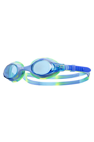 BLUE/GREEN Kids Swimple Tie Dye Goggles