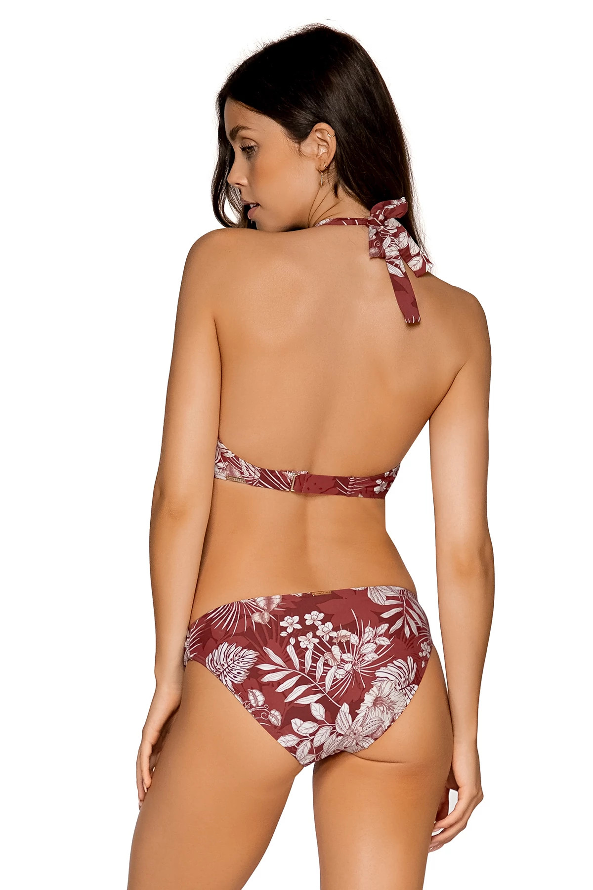 HAWAIIAN HIDEAWAY Muse Underwire Halter Bikini Top (E-H Cup) image number 2