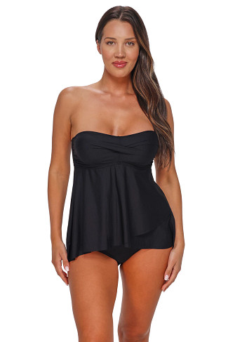 BLACK Molly Bandeau Tankini