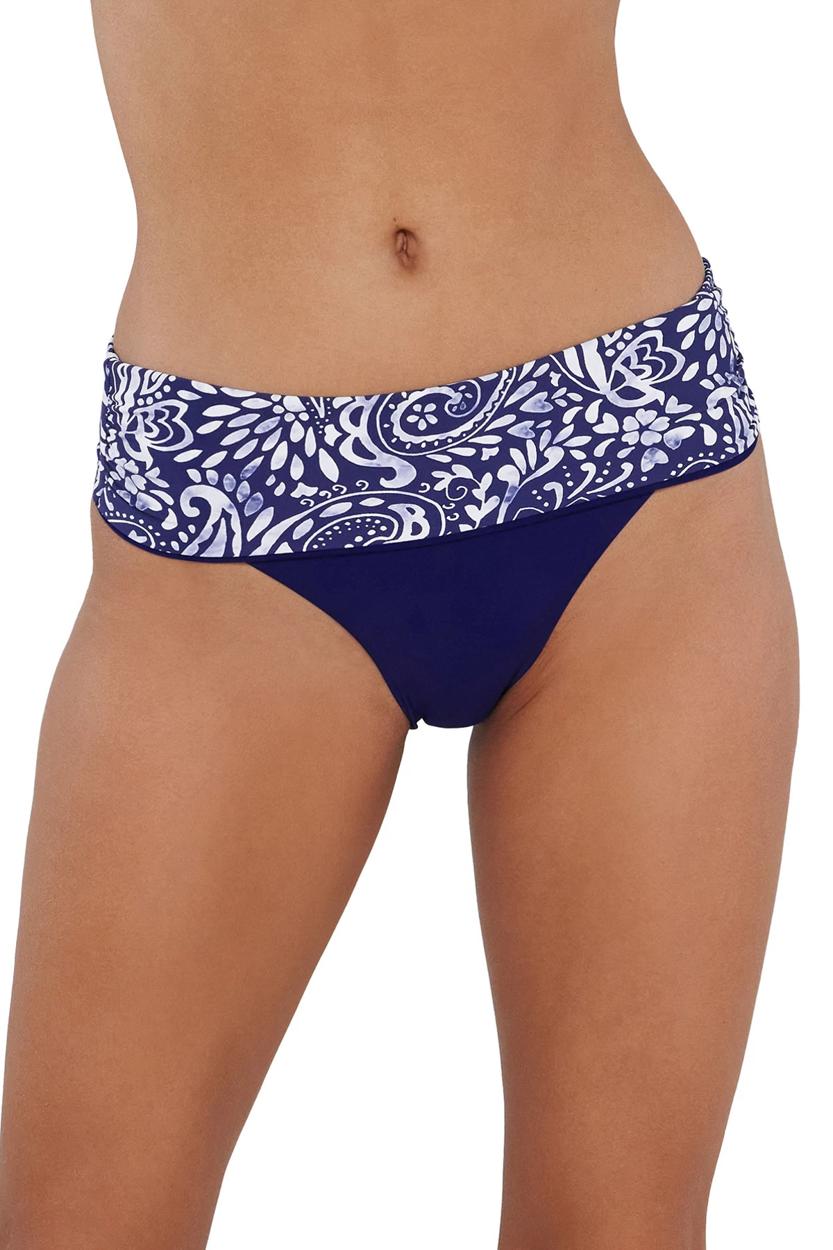 MARINA Capri High Waist Bikini Bottom image number 1