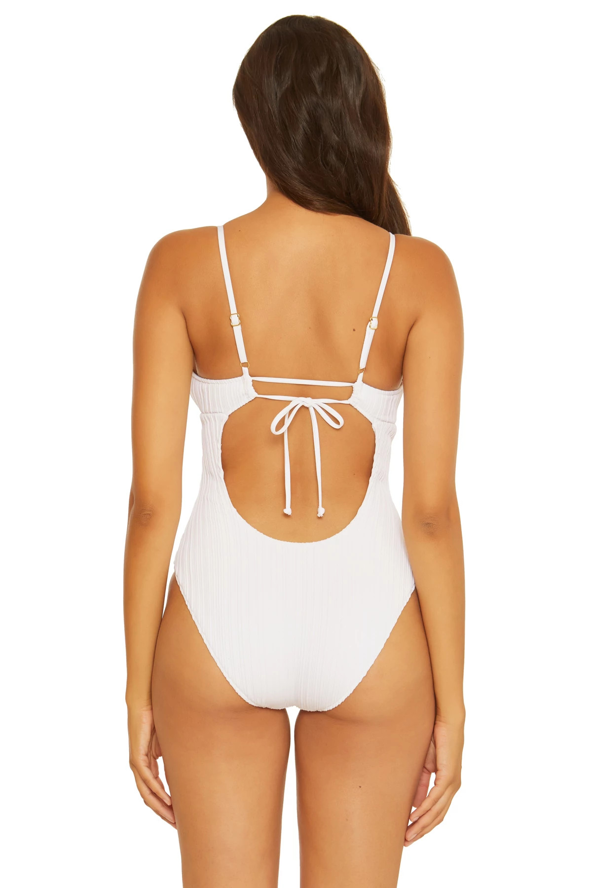 WHITE Abigail One Piece Swimsuit image number 2