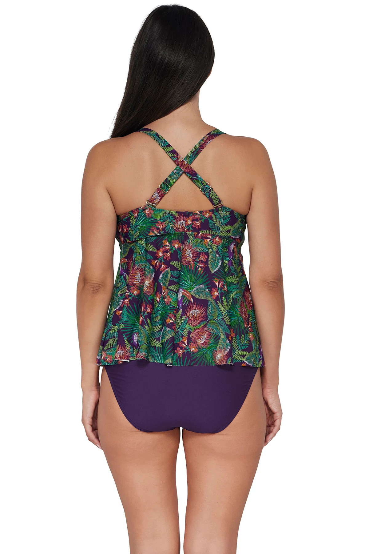 WELCOME TO RIO Marin Tankini Top image number 2